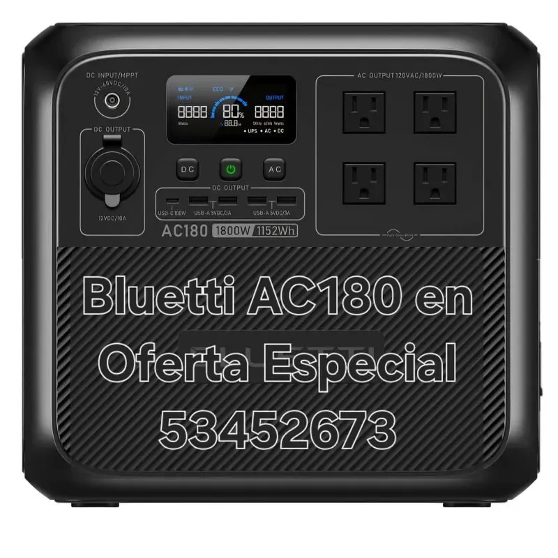 Bluetti AC180 (1152Wh - 1800W)