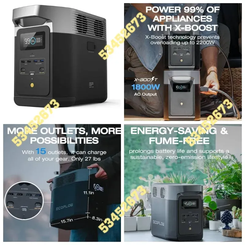 ECOFLOW DELTA 2 (1024 Wh - 1800W)