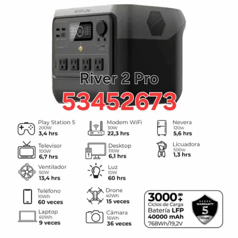 ECOFLOW RIVER 2 PRO (768wh - 1600W)