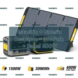 Vtoman Flash Speed 1500 + Batería de Respaldo (3096wh)