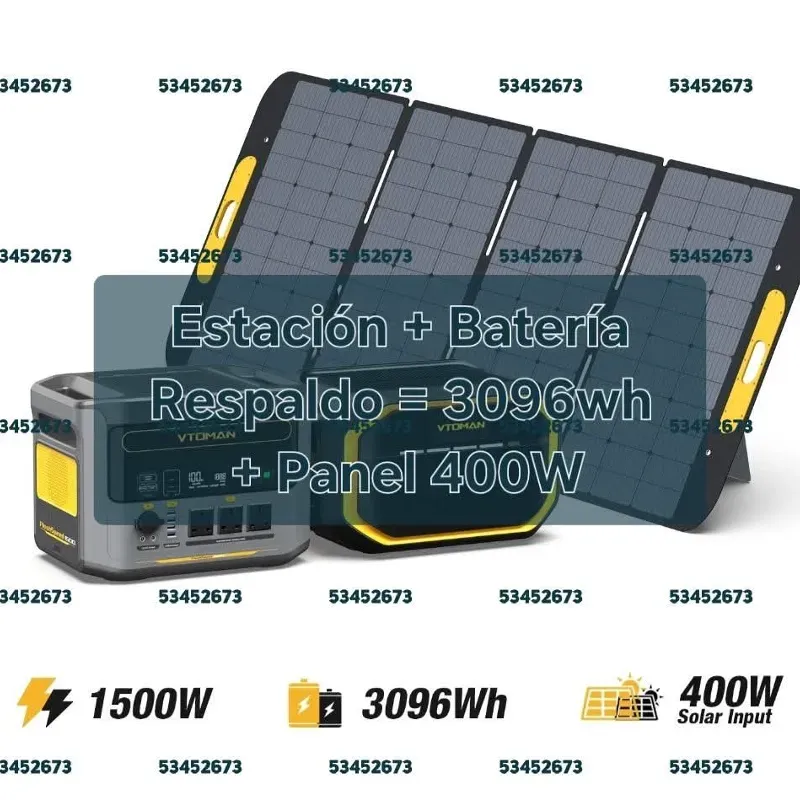 Vtoman Flash Speed 1500 + Batería de Respaldo (3096wh)