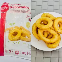 Anillos de calamar rebozados de 1kg