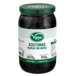 Pomos grandes de aceitunas negras 