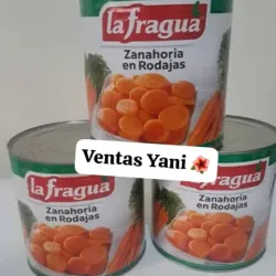 Zanahorias en Rodajas, lata grande