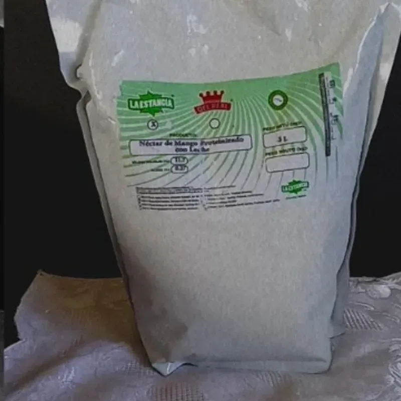 Néctar de mango proteinizado con leche 