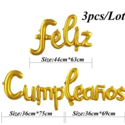Globos de feliz cumpleaños 