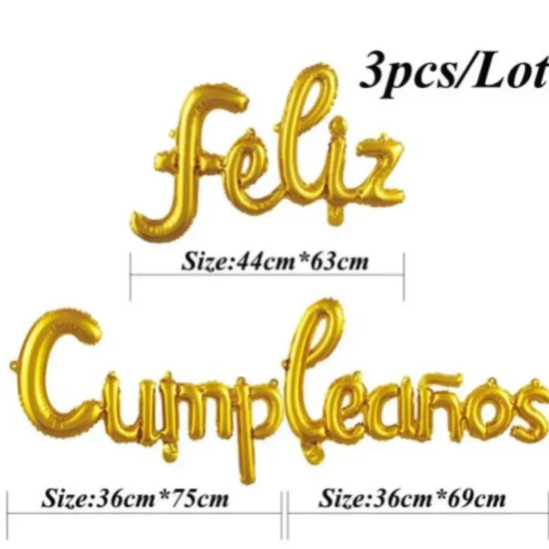 Globos de feliz cumpleaños 
