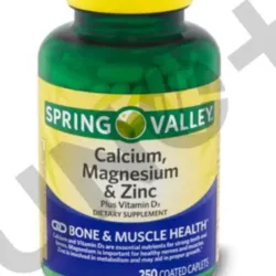 Clacio, magnesio y zinc.