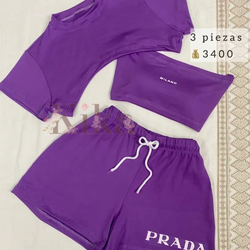 Conjunto de 3 piezas.