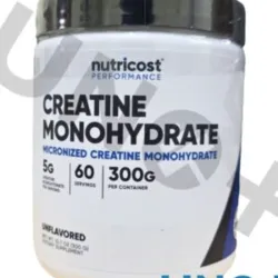 Creatina Mohydratada Nutricost. 60 servicio