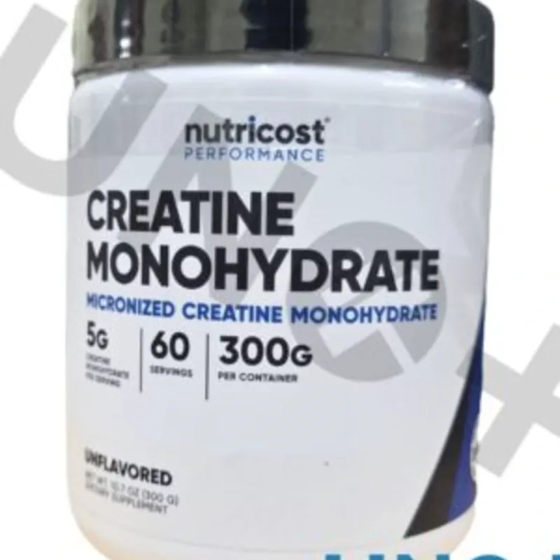 Creatina Mohydratada Nutricost. 60 servicio