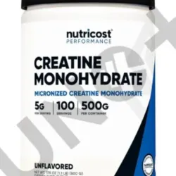 Creatina Monohidratada Nutricost 100 servicio
