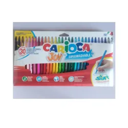 Estuche de plumones cariocas. 30 rotuladores.