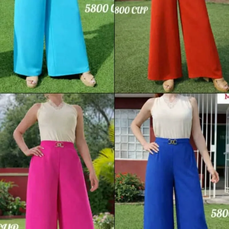 Pantalonetas Palazzo. Colección Marcé Chic.
