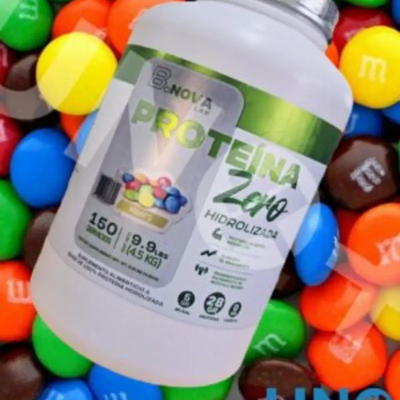 Proteína hidrolizada 150 Servicios. Sabor galleta y M&M.
