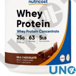 Proteína Nutricost- Chocolate 63 servicios.