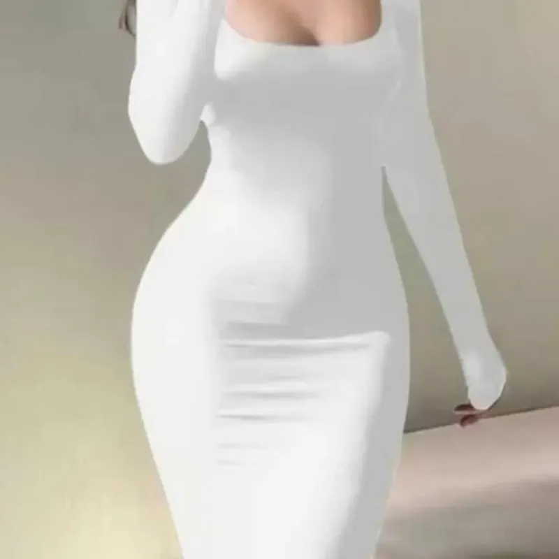 Vestido de mangas largas