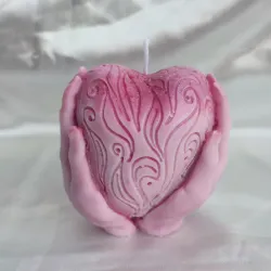 Abrazos de amor de cera