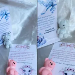Osito Baby Shower de cera