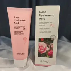 Limpiador Bioaqua Rose Hyaluronic Acid