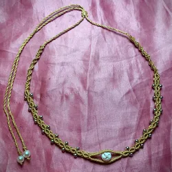 Collar con Piedra Perforada🤍