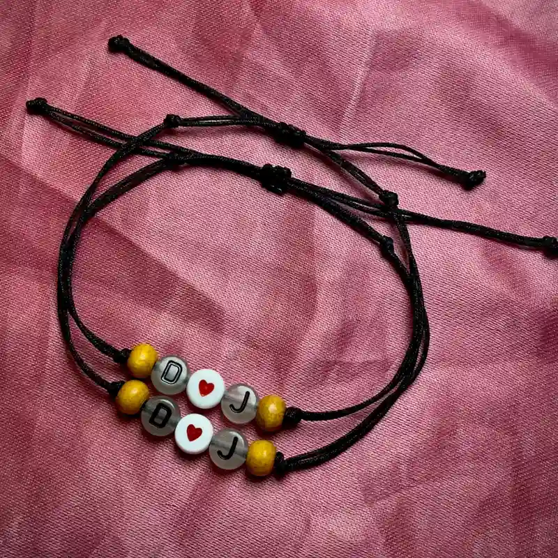 Pulseras en Pareja con letras❤️❤️