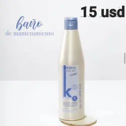 Baño de mantenimiento de la keratina