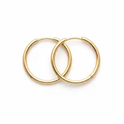 Argollas grandes sencillas