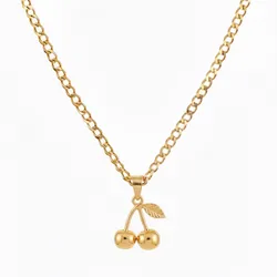 Cadena con dije de cereza