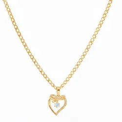 Cadena con dije de corazón