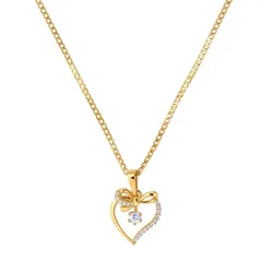 Cadena con dije de corazón