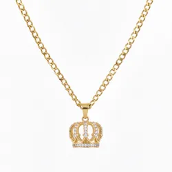 Cadena con dije de corona