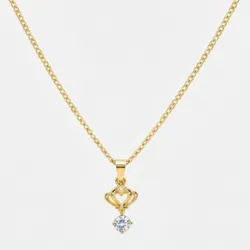 Cadena con dije de corona