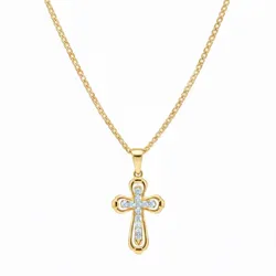 Cadena con dije de crucifijo