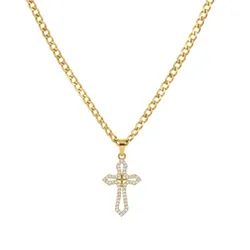 Cadena con dije de crucifijo