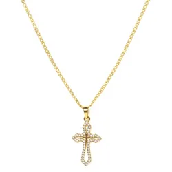 Cadena con dije de crucifijo