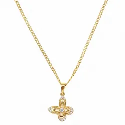 Cadena con dije de mariposa