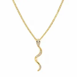 Cadena con dije de serpiente