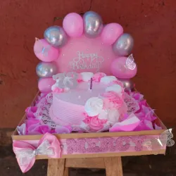 Bandeja con pastel 🎂