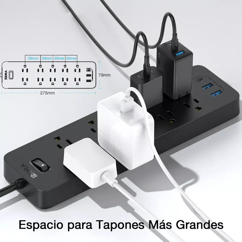15A Extensión eléctrica de 1.5 metros – 1HORA – MCT002