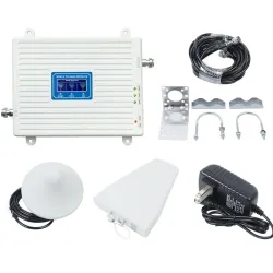 Amplificador de señal de teléfono celular 900/1800/2100MHz 2G/3G/4G Tri Band 