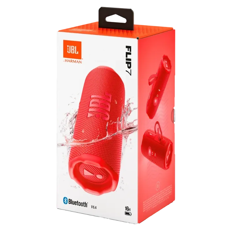 Bocina JBL Flip 7 Bluetooth 25W Resistente al Agua y Caídas 