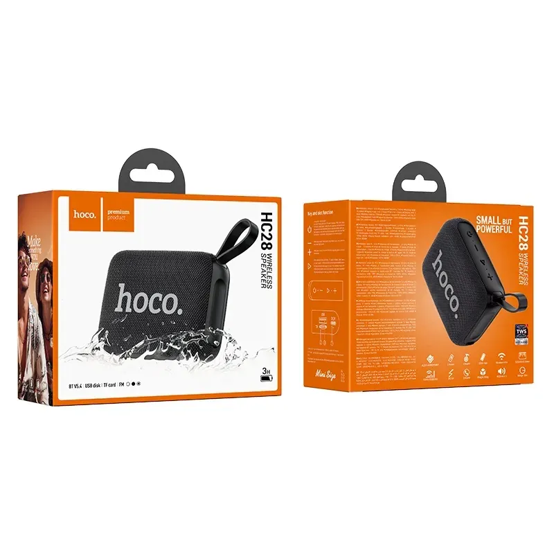 Hoco – Bocina Deportiva Bluetooth HC28 🔊 | 8W Potencia | BT 5.4 