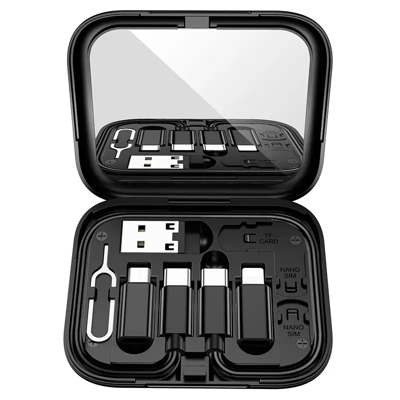 Hoco – Kit de Cables y Adaptadores U114 Treasure Box – Caja de Almacenamiento 