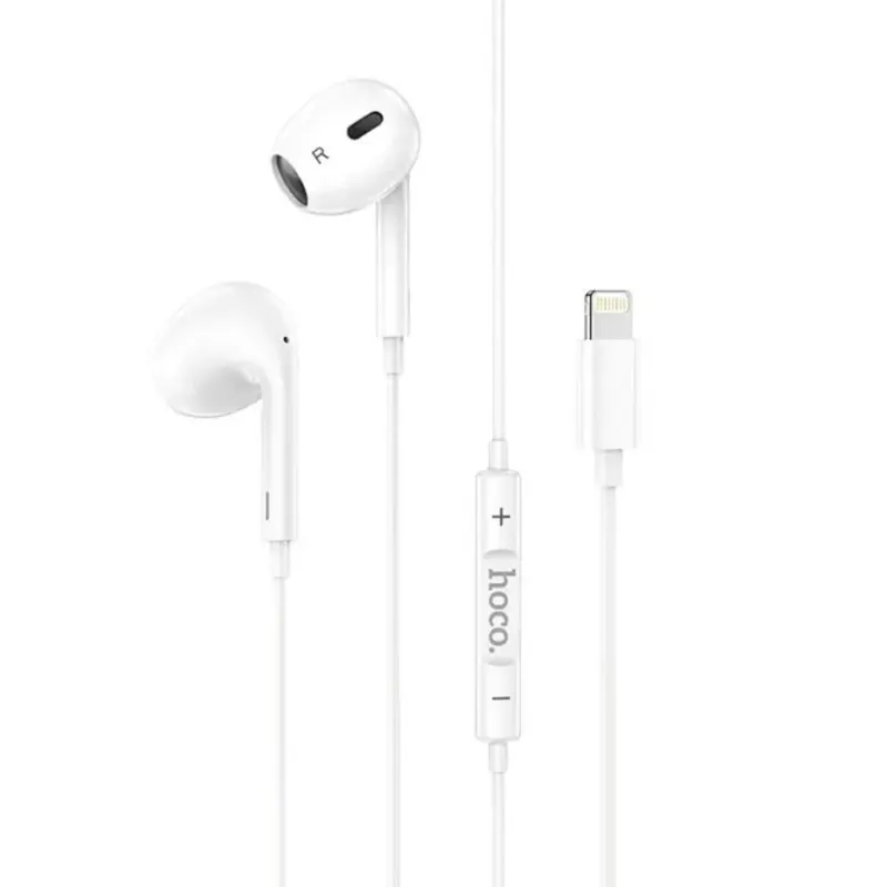 Hoco M1 – Max crystal earphones para iP con mic white