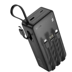 Hoco – Power Bank J146B Night Tide 30000mAh 🔋 con 4 Cables Integrados