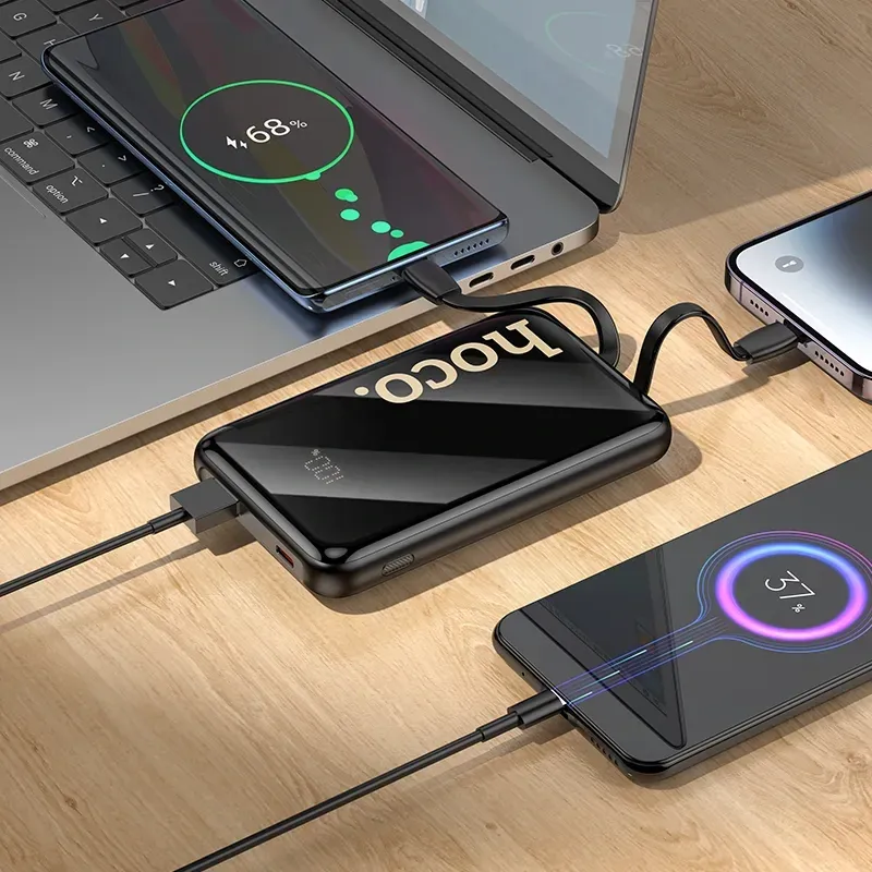 Hoco – Power Bank Q37 Graceful 10000mAh – Carga Rápida 22.5W 