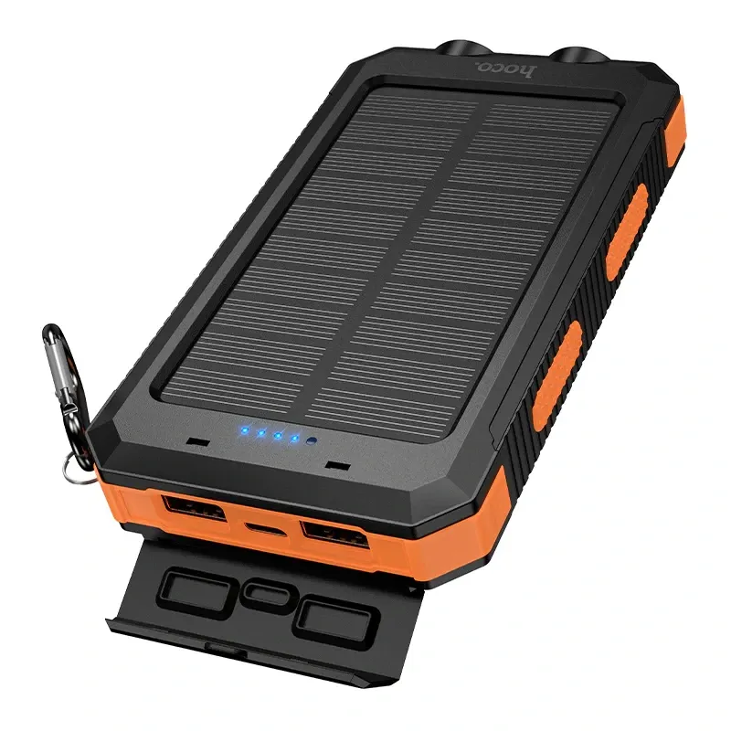 Hoco – Power Bank Solar J164 Outdoor 8000mAh con Luz LED y Brújula