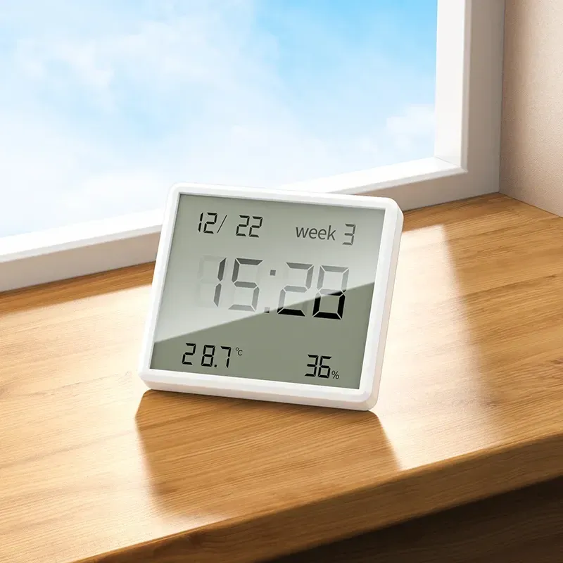 Hoco – Reloj Electrónico HX41 🕒 con Termómetro y Higrómetro para Interiores 