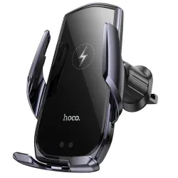 Hoco – Soporte de Auto Inalámbrico CA202 Plus 🚗 con Sensor Infrarrojo y Carga Rápida